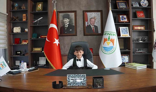 İznik'te 23 Nisan'ın Başkanı Muhammed oldu