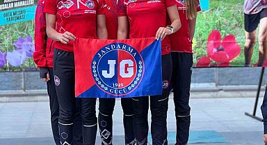 Jandarma Gücü Oryantiring Elit Takımı, erkeklerde ve kadınlarda Türkiye şampiyonu oldu