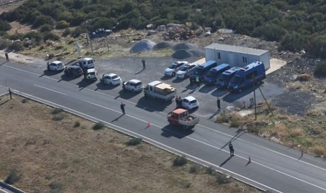 Jandarma havadan trafik denetimi gerçekleştirdi