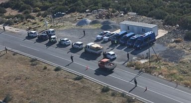 Jandarma havadan trafik denetimi gerçekleştirdi