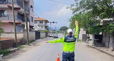 Jandarma Köşk'te havadan denetim yaptı