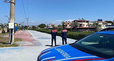 Jandarmadan bisiklet yolu denetimi