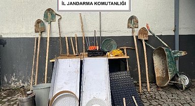 Jandarmadan kaçak kazı operasyonu