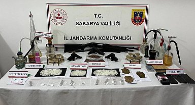 Jandarmadan uyuşturucu ve silah kaçakçılığı operasyonu: 2 tutuklama