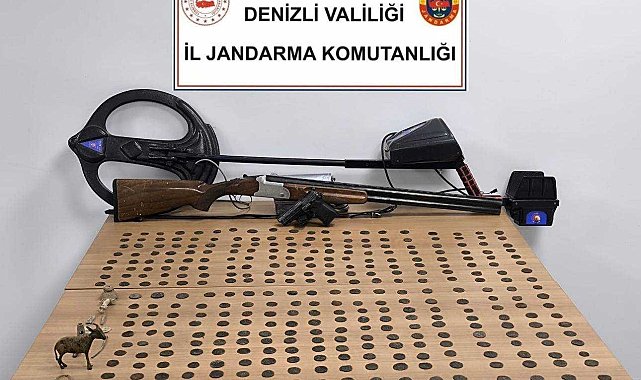 Jandarmanın operasyonunda Roma dönemine ait tarihi eserler ele geçirildi