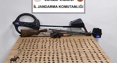 Jandarmanın operasyonunda Roma dönemine ait tarihi eserler ele geçirildi