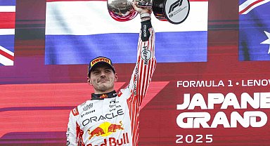Japonya'da kazanan Max Verstappen