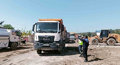 Kaçak hafriyat döken sürücülere ve işletmeye rekor ceza