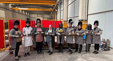 Kadın kaynak operatörleri Çorum sanayisinde yerini aldı