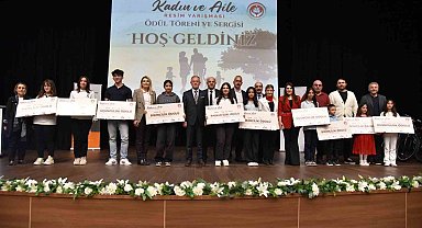 Kadın ve Aile Resim Yarışması'nda ödüller sahiplerini buldu