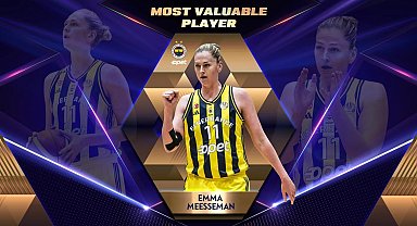 Kadınlar Euroleague'de sezonun MVP'si üst üste 3. kez Emma Meesseman