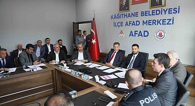 Kağıthane'de Afet Koordinasyon Toplantısı gerçekleşti