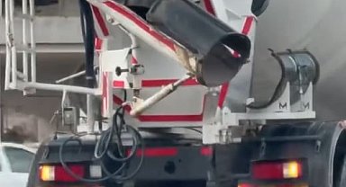 Kahramanmaraş'ta beton mikserine 152 bin lira ceza