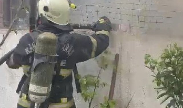 Kahramanmaraş'ta ev yangını ekiplerin müdahalesiyle söndürüldü