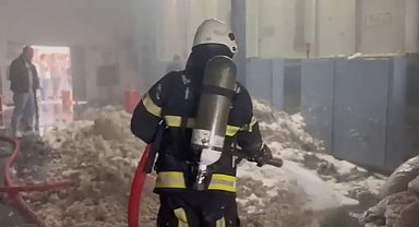 Kahramanmaraş'ta fabrika yangını