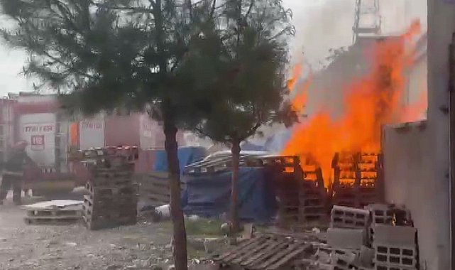 Kahramanmaraş'ta iş yeri yangını