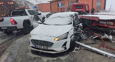 Kahramanmaraş'ta kar kazalara neden oldu: 1 ölü, 3 yaralı