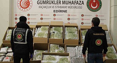 Kapıkule'de 492 kilogram uyuşturucu madde ele geçirildi