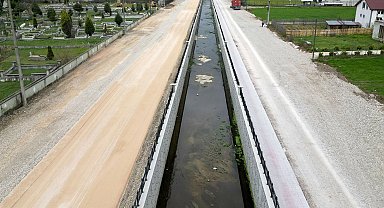 Karacasu'nun yeni cadde ve yaşam alanı hızla tamamlanıyor