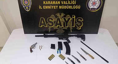 Karaman'da aranan 7 şahıs tutuklandı