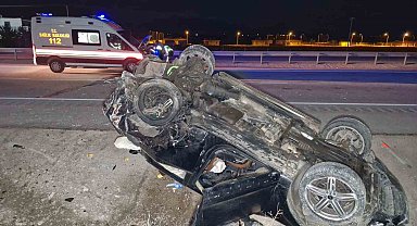 Karaman'da lüks araçlar çarpıştı: 1 ölü, 2 yaralı