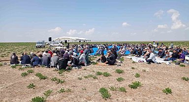 Karapınar'da kuraklık nedeniyle yağmur duası yapıldı