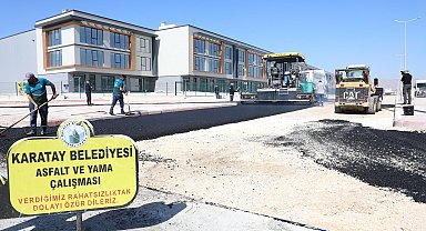Karatay'da asfalt sezonu başladı