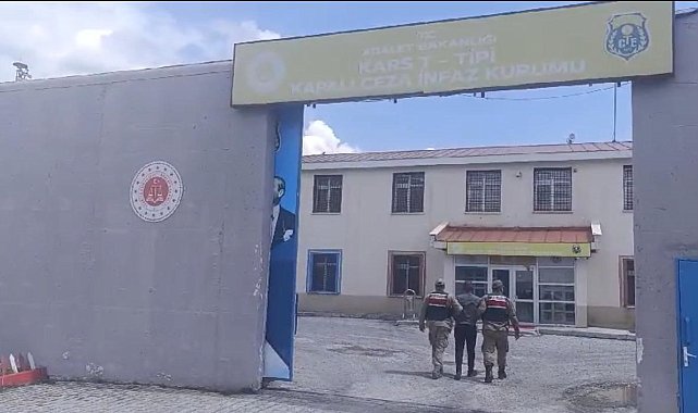 Kars'ta kesinleşmiş hapis cezası bulunan 1 kişi yakalandı