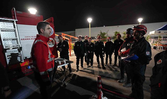 Kartal Belediyesi Arama Kurtarma Ekibi, 'Ağır Seviye Akreditasyon' sınavını başarıyla geçti