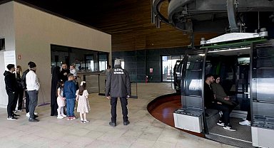 Kartepe Teleferik bayram tatilinde yoğun ilgi gördü
