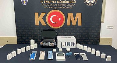 Kastamonu'da kaçak telefon operasyonu