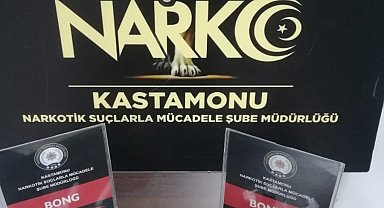 Kastamonu'da uyuşturucuyla yakalanan şahıs gözaltına alındı