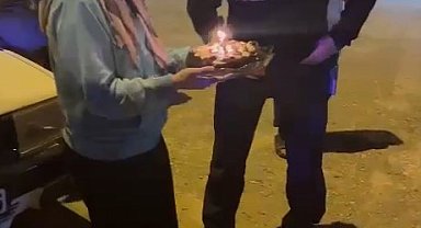 Kavga ihbarına giden polislere 10 Nisan sürprizi