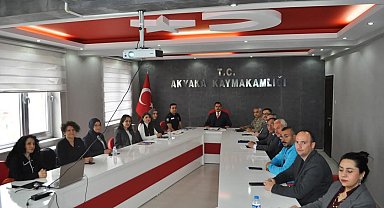 Kaymakam Demirtaş kurum amirleriyle buluştu