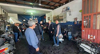 Kaymakam Maslak, sanayi esnafını ziyaret etti