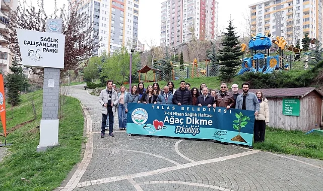 Kayseri Talas'ta 'sağlıklı' fidan dikimi