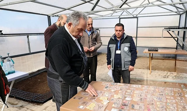 Kayseri Talas'ta tulum eşliğinde tohum şenliği
