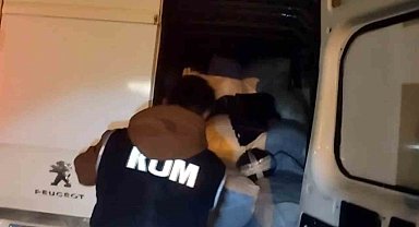 Kayseri'de bin 450 kilogram kaçak tütün ele geçirildi