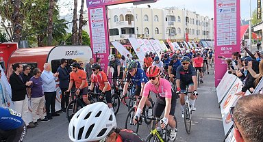 Kemer'de Gran Fondo Antalya bisiklet yarışı başladı