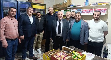 Keşan Sebze Bakkal ve Manavlar'dan Paşayiğit'e ziyaret
