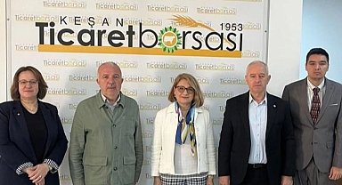 Keşan'da Uygulamalı Bilimler'den Ticaret Borsası'na ziyaret