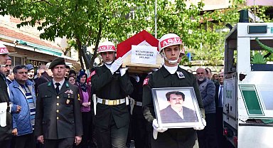 Kıbrıs Gazisi askeri törenle uğurlandı