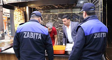 Kilis'te zabıta ekiplerinden dönercilerde hijyen denetimi