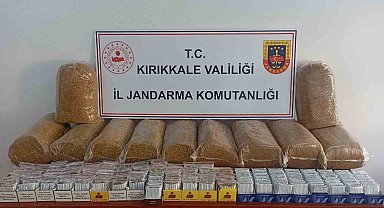 Kırıkkale'de çok miktarda kaçak tütün ürünü ele geçirildi
