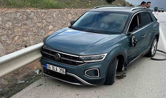 Kırıkkale'de motosiklet otomobille çarpıştı: 1 yaralı