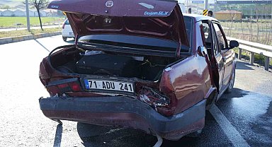 Kırıkkale'de zincirleme kaza: 4 yaralı