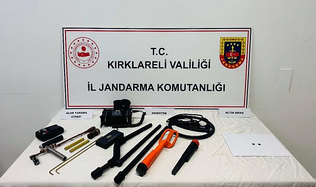 Kırklareli merkezli 3 ilde kaçak kazı operasyonu: 14 gözaltı