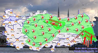 Kıyılar hariç Anadolu'ya kuvvetli uyarı! 23 Nisan'da yurtta hava nasıl olacak?