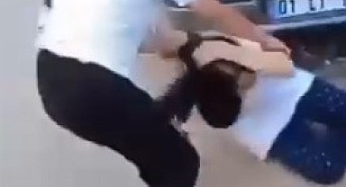 Kızların 'küfür' kavgası kamerada