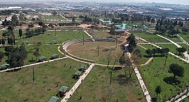 Kocaeli'de Gebze Millet Bahçesi son sürat ilerliyor